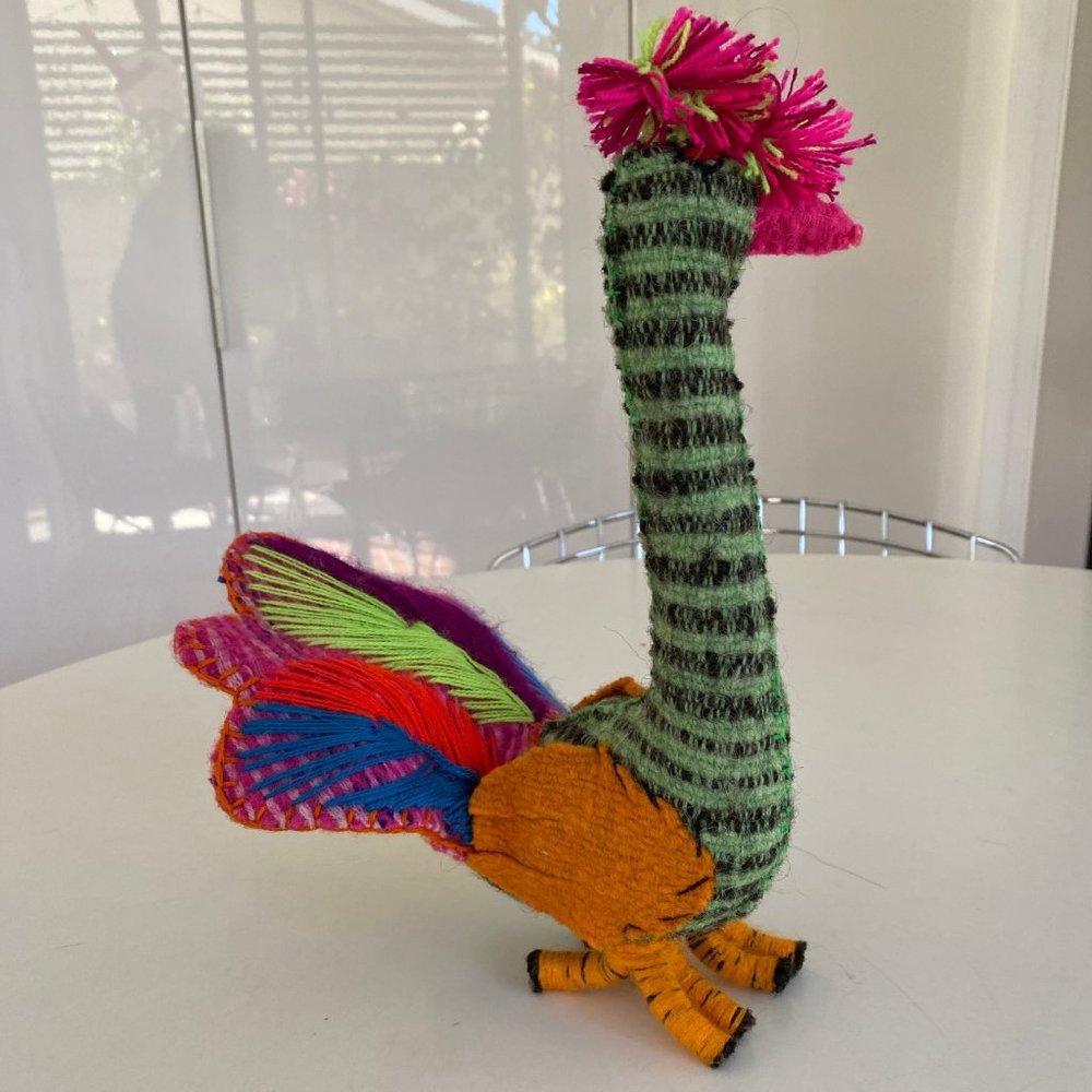 Stuffed Goose, Primitive Art, Whimsical, Mazatlan, Mexico